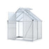 Green Fingers Greenhouse Aluminium Polycarbonate Premium Garden Storage Shed 1.3Mx1.9Mx2.0M-Home & Garden > Greenhouses > Greenhouses & Accessories-PEROZ Accessories