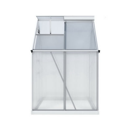 Green Fingers Greenhouse Aluminium Polycarbonate Premium Garden Storage Shed 3.1Mx1.9Mx2.0M-Home &amp; Garden > Greenhouses > Greenhouses &amp; Accessories-PEROZ Accessories