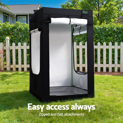 Green Fingers Grow Tent Kits 120x120x200cm Hydroponics Indoor Grow System-Home &amp; Garden > Greenhouses > Greenhouses &amp; Accessories-PEROZ Accessories