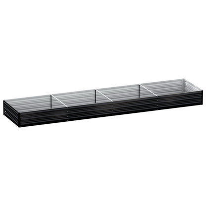 Green Fingers Raised Garden Bed 2 Pcs 210x90cm Planter Box Container Galvanised Metal Outdoor-Home &amp; Garden > Garden Beds > Garden Beds &amp; Planters-PEROZ Accessories