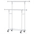Artiss Clothes Rack Double Rod Airer Rail Coat Stand Adjustable Hanger-Furniture > Living Room > Coat Racks-PEROZ Accessories