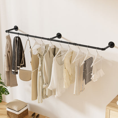 Artiss Clothes Rack Floating Shelf Metal-Furniture &gt; Living Room &gt; Coat Racks-PEROZ Accessories