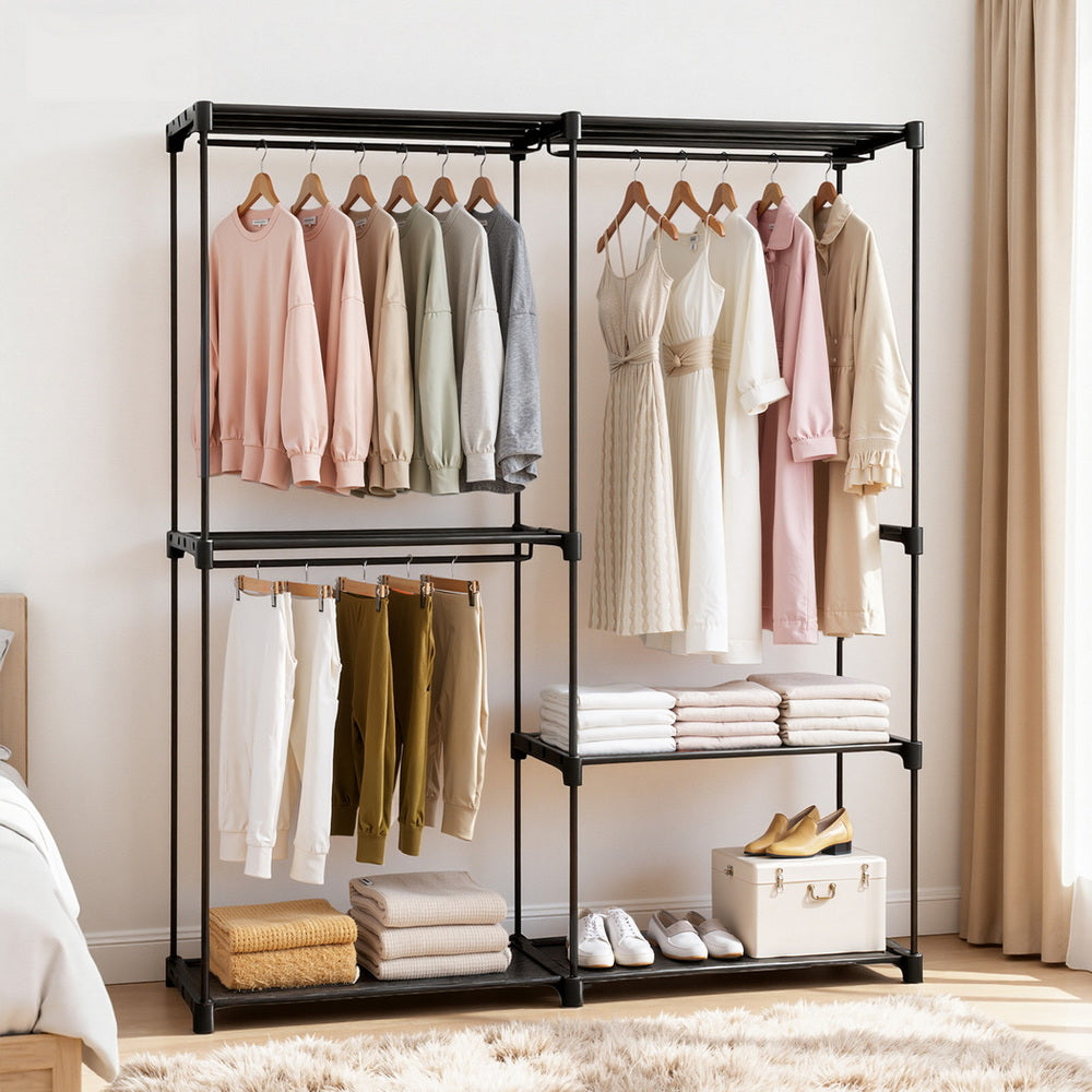 Artiss Wardrobe Clothes Rack Closet 181cm-Furniture &gt; Living Room &gt; Coat Racks-PEROZ Accessories