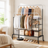Artiss Clothes Rack Double Rod Airer Rail Coat Stand Hanger Storage Shelf-Furniture > Living Room > Coat Racks-PEROZ Accessories