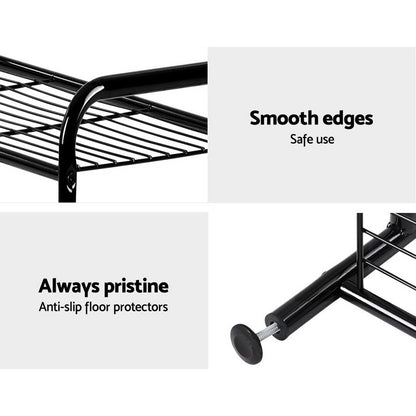 Artiss Clothes Rack Coat Stand 179cm Hanger Rail Closet-Coat Racks-PEROZ Accessories