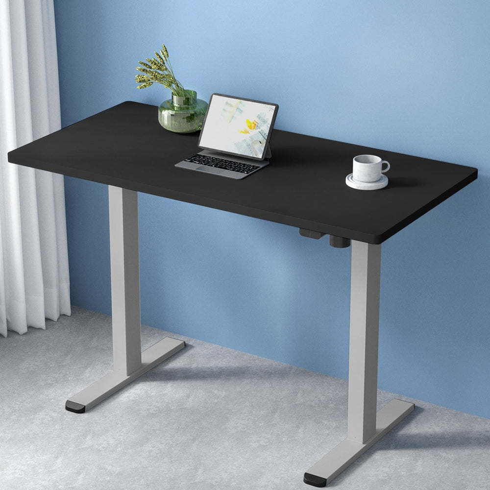 Artiss Standing Desk Motorised 120CM Black-Office Desks-PEROZ Accessories