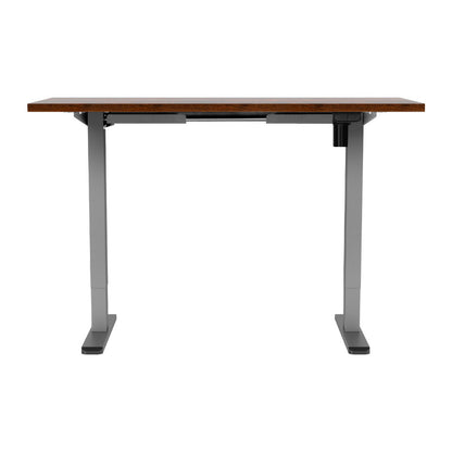 Artiss Standing Desk Motorised 140CM Rustic Brown-Office Desks-PEROZ Accessories