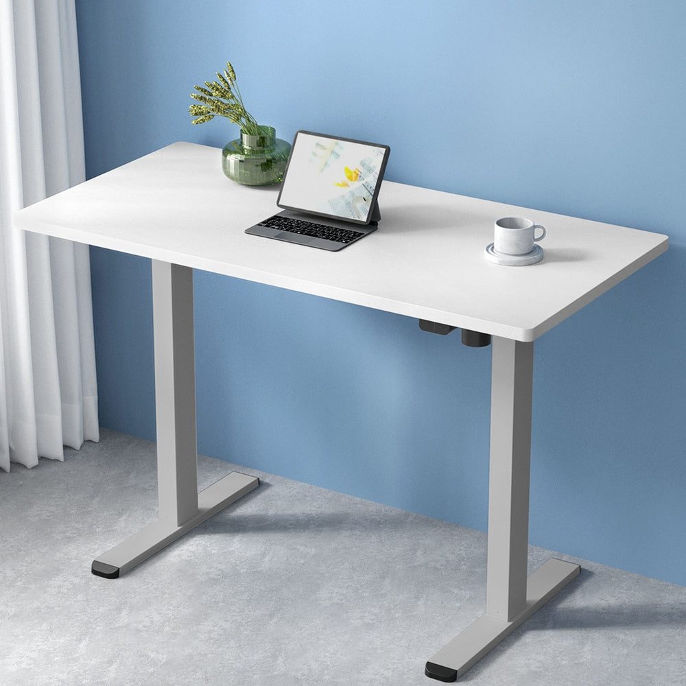 Artiss Standing Desk Motorised 120CM White-Office Desks-PEROZ Accessories
