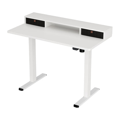 Artiss Electric Standing Desk with Storage Shelf Drawer Office Table 120CM-Furniture &gt; Office &gt; Office &amp; Desk Chairs-PEROZ Accessories