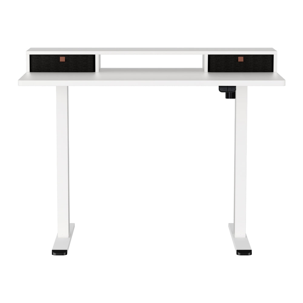 Artiss Electric Standing Desk with Storage Shelf Drawer Office Table 120CM-Furniture &gt; Office &gt; Office &amp; Desk Chairs-PEROZ Accessories