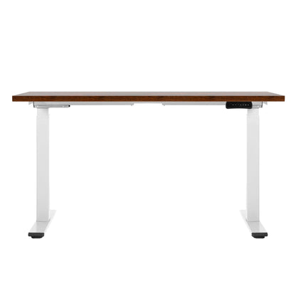 Artiss Standing Desk Motorised Dual Motor 120CM Rustic Brwon-Office Desks-PEROZ Accessories