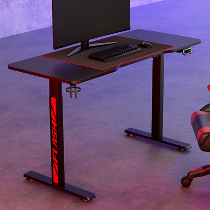 Artiss Gaming Desks Standing Desk Motorised 140CM Black-Office Desks-PEROZ Accessories