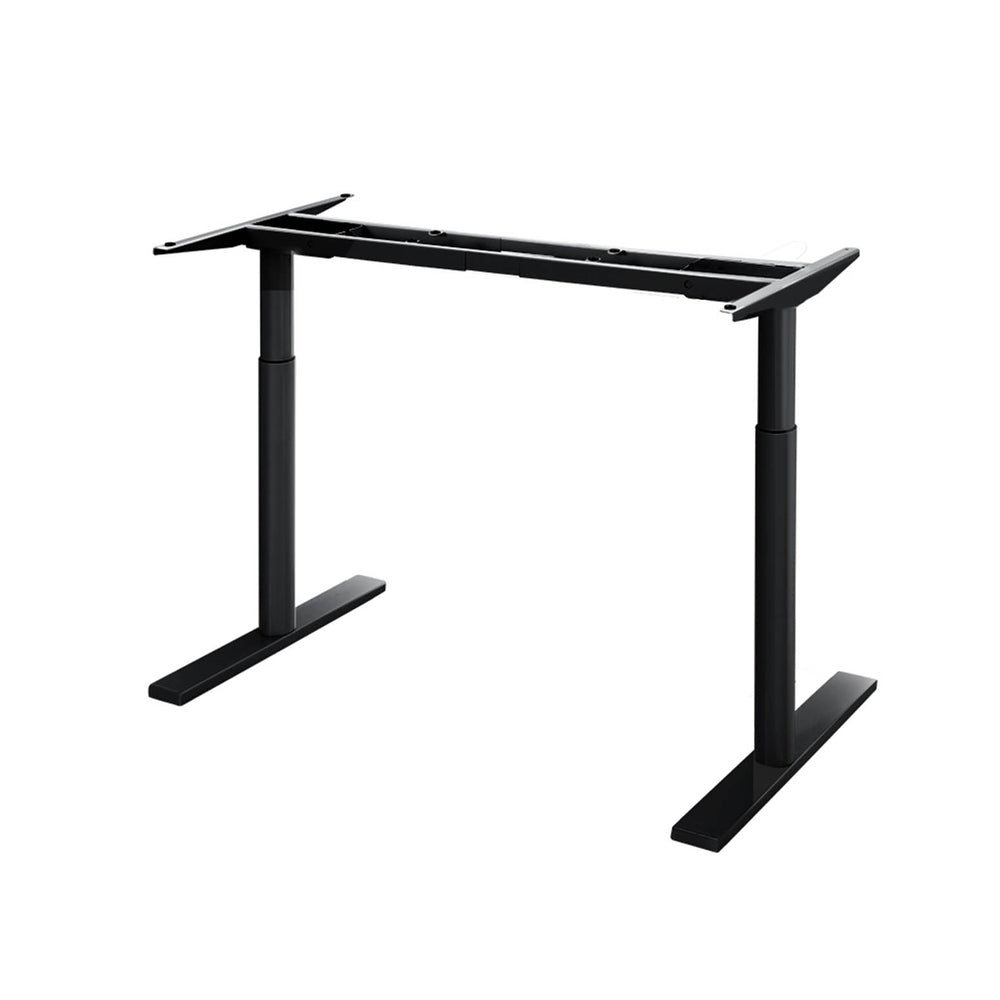 Artiss Standing Desk Frame Only Dual Motor Motorised Adjustable 125KG Load Black-Furniture &gt; Office &gt; Desks-PEROZ Accessories