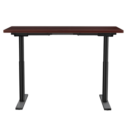 Artiss Standing Desk Motorised Electric Dual Motor Walnut 120CM-Office Desks-PEROZ Accessories