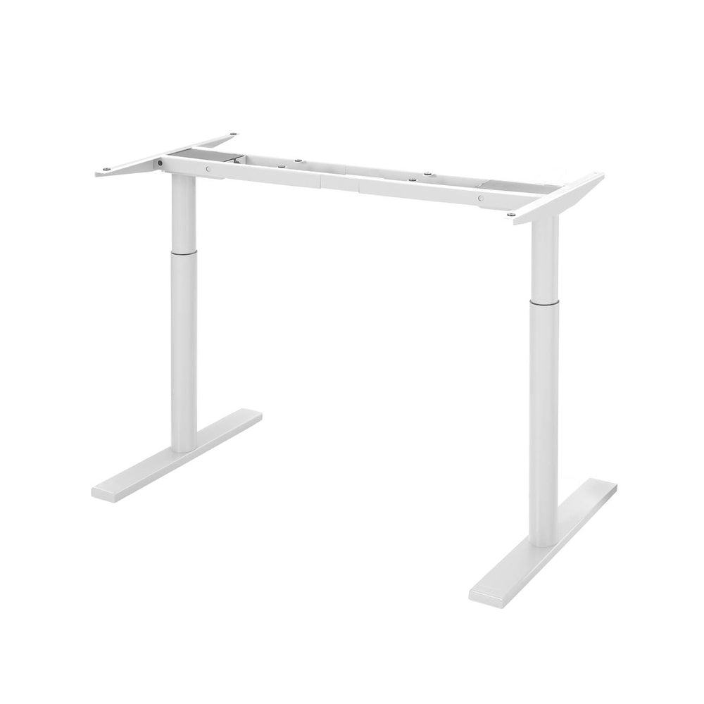 Artiss Standing Desk Frame Only Dual Motor Motorised Adjustable 125KG Load White-Furniture &gt; Office &gt; Desks-PEROZ Accessories