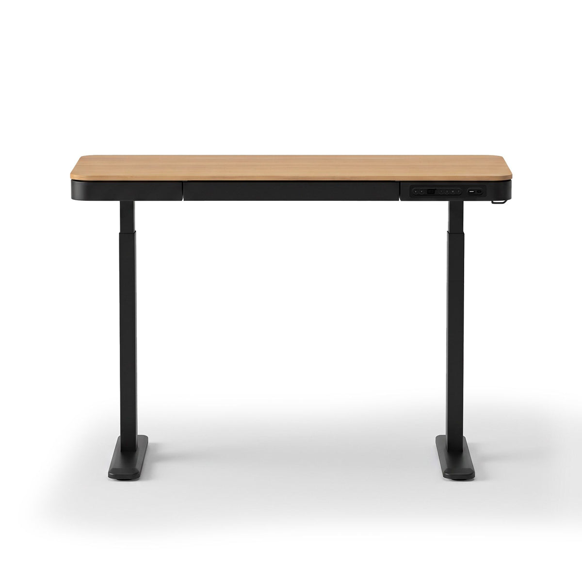 Artiss Motorised Standing Desk with Storage Drawer 120cm Wood Black-Furniture > Office > Desks-PEROZ Accessories