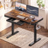 Artiss Motorised Standing Desk with Storage Drawer 120cm Rustic Brown-Furniture > Office > Desks-PEROZ Accessories