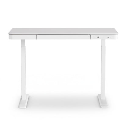 Artiss Standing Desk Motorised Electric Desks Drawer 120CM White-Furniture > Office > Desks-PEROZ Accessories