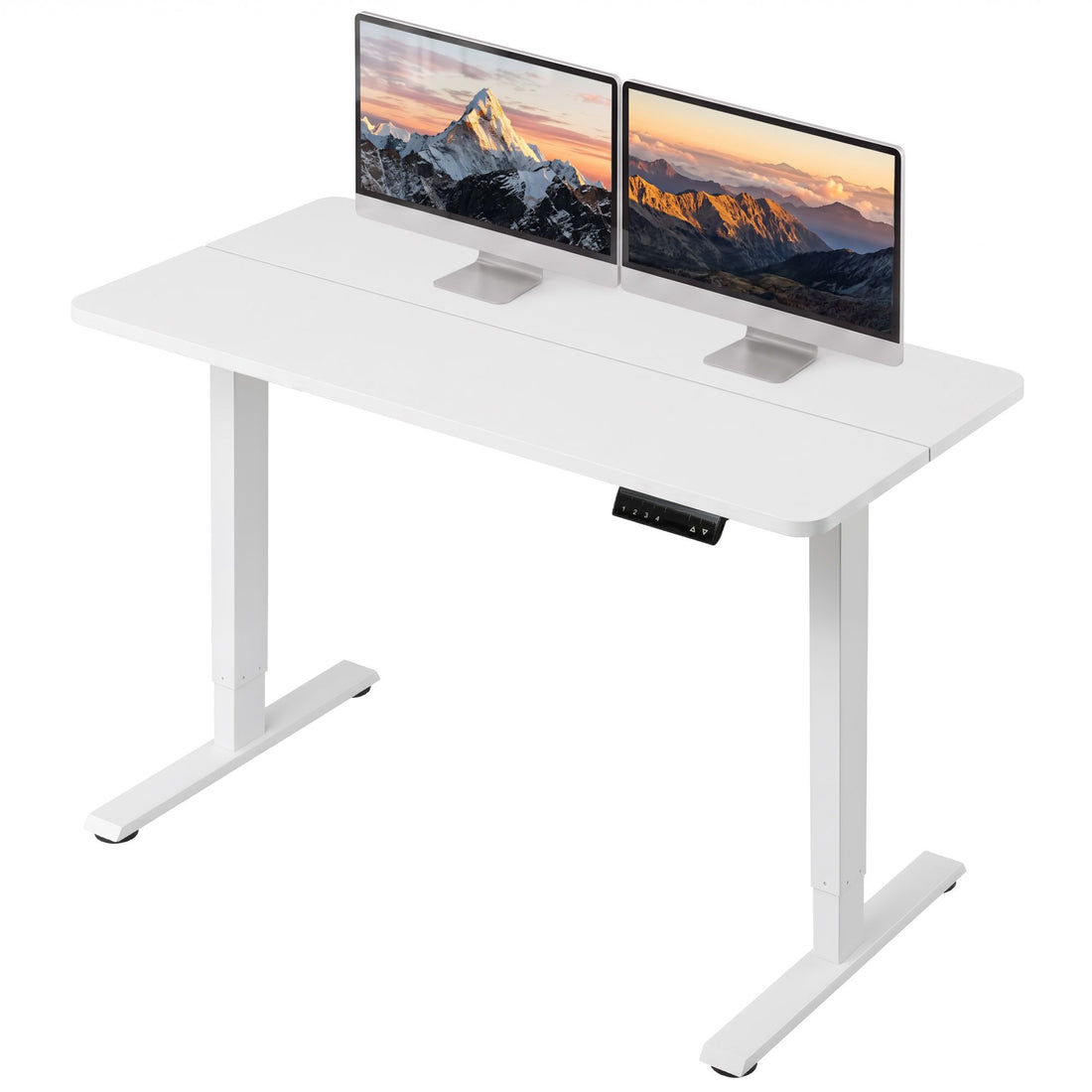 Artiss Electric Standing Desk Height Adjustable Table 120cm White-Furniture > Office > Desks-PEROZ Accessories