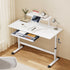 Artiss Manual Standing Desk Height Adjustable Workstation Computer Desks Study 120CM White-Furniture > Office > Desks-PEROZ Accessories