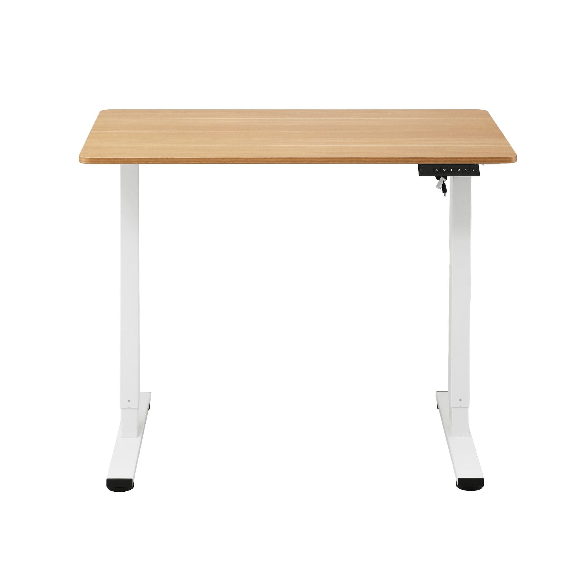 Artiss Standing Desk Electric Adjustable Ergonomic Office Table 100cm Oak