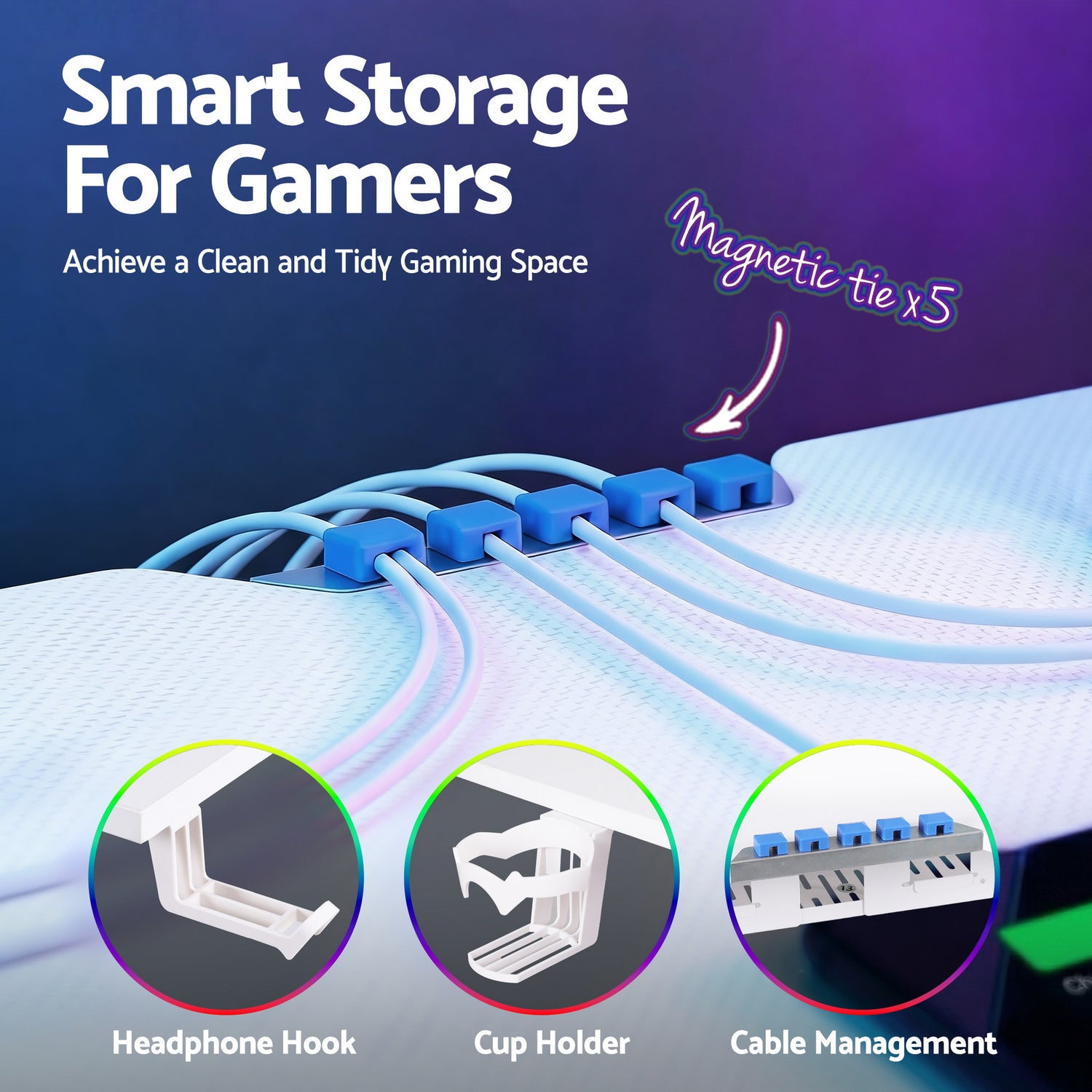 Artiss Electric Standing Desk Height Adjustable Gaming Desk Home Office 140cm-Furniture > Office > Desks-PEROZ Accessories