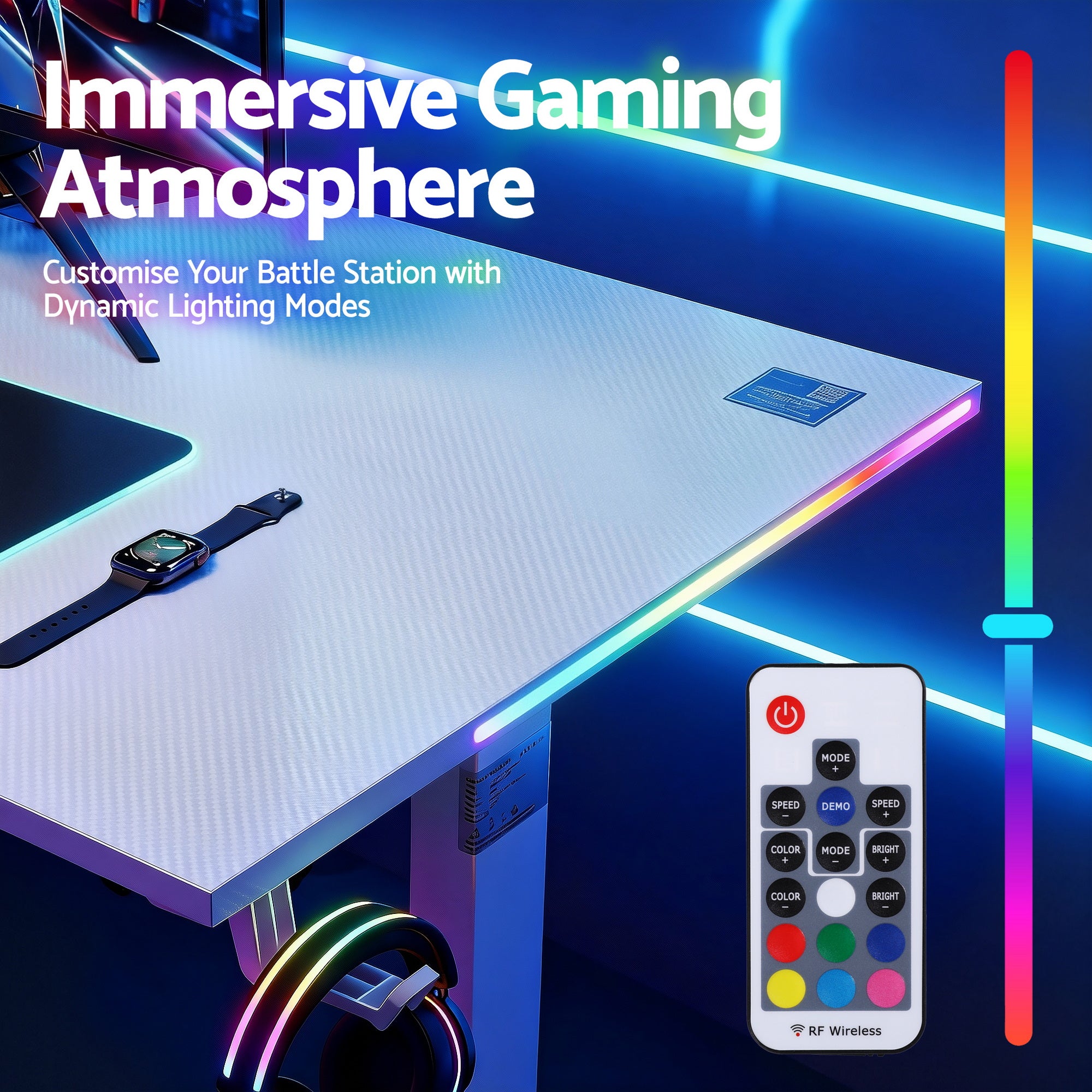 Artiss Electric Standing Desk Height Adjustable Gaming Desk Home Office 140cm-Furniture > Office > Desks-PEROZ Accessories