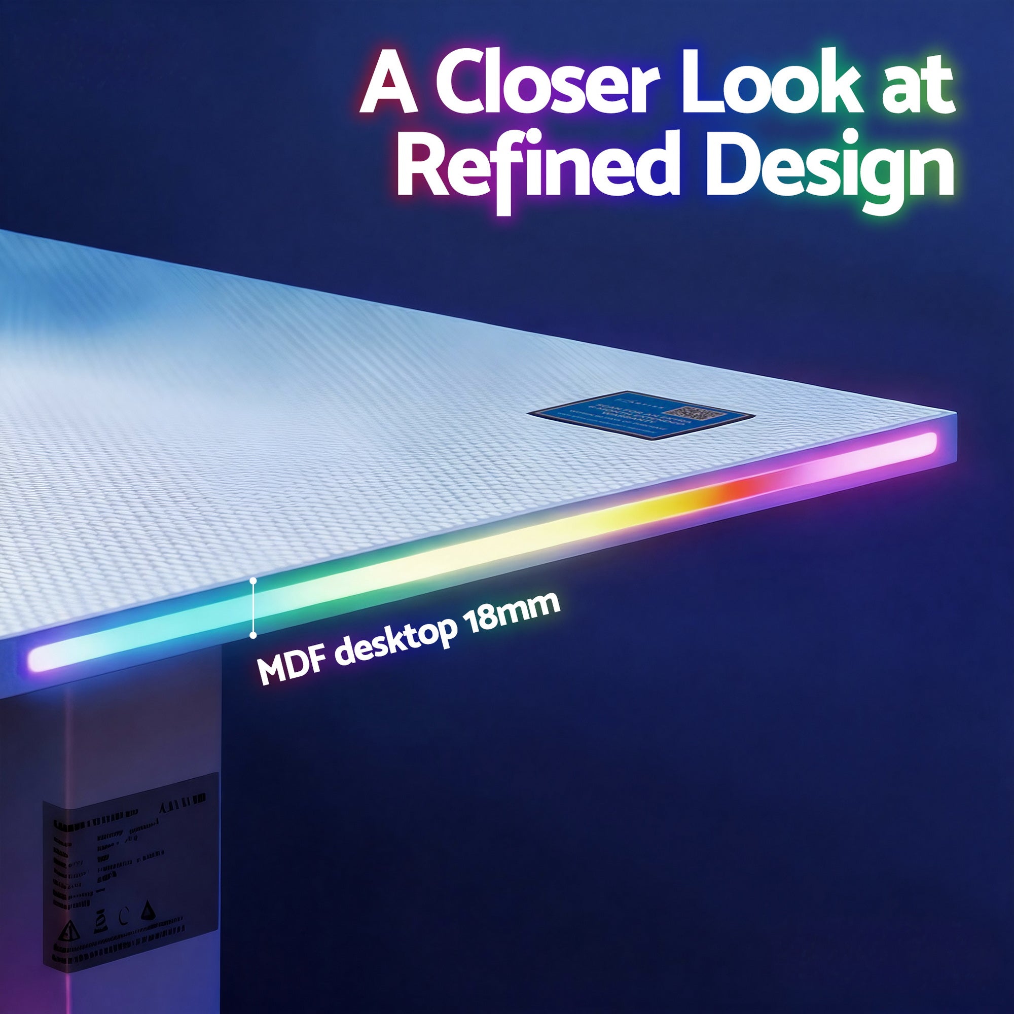 Artiss Electric Standing Desk Height Adjustable Gaming Desk Home Office 140cm-Furniture > Office > Desks-PEROZ Accessories