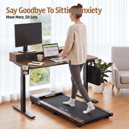 Artiss Electric Standing Desk Height Adjustable Home Office 120cm Rustic Brown