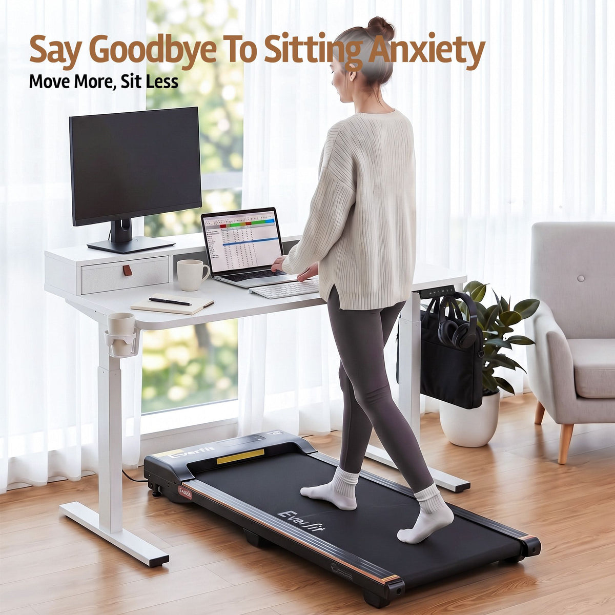 Artiss Electric Standing Desk Height Adjustable Home Office 120cm White