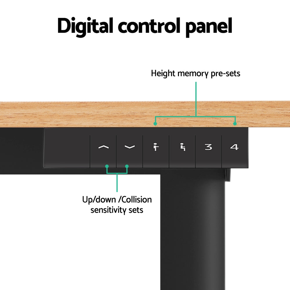 120CM Artiss Electric Standing Desk Sit Stand Desks Home Office Computer Desk-Furniture &gt; Office &gt; Desks-PEROZ Accessories