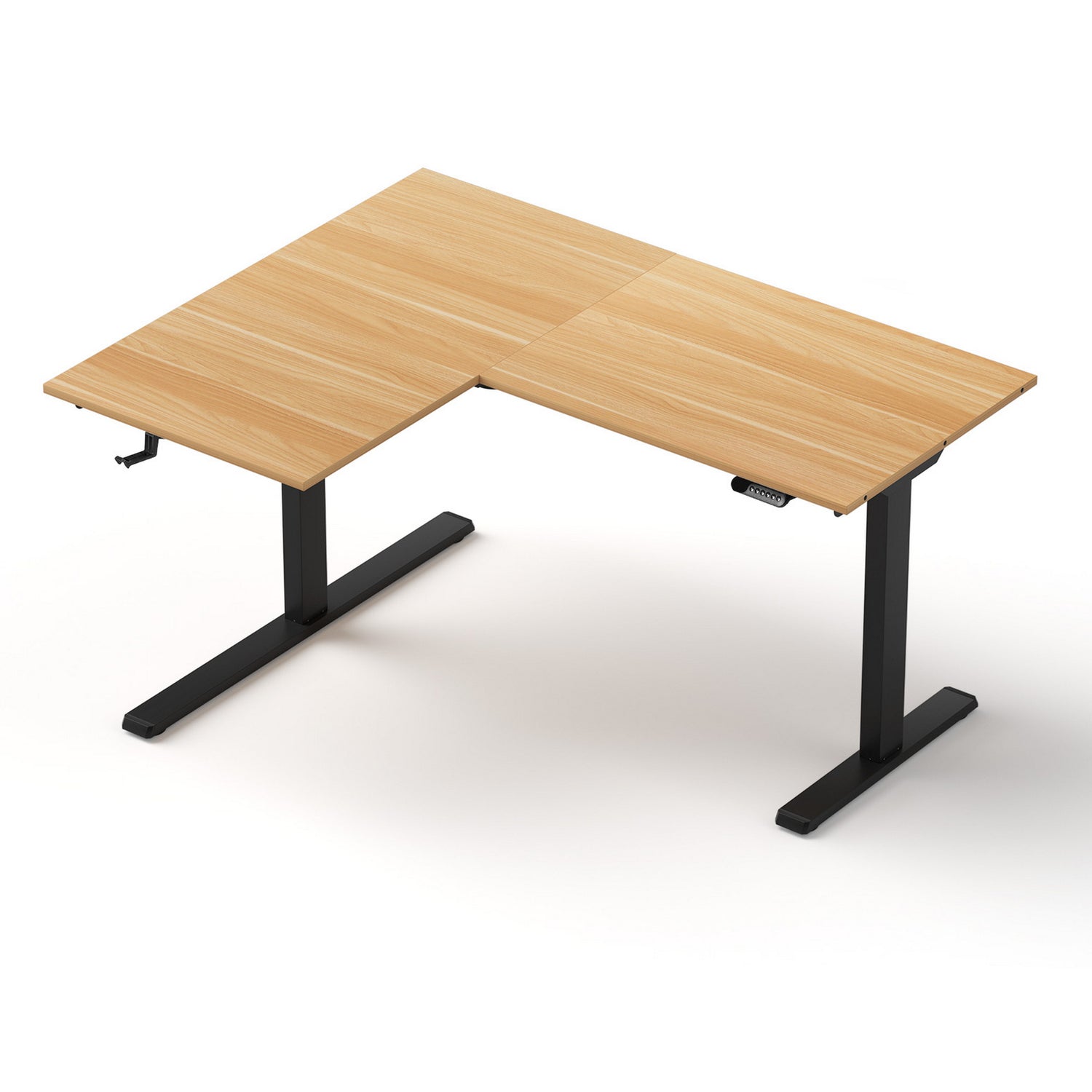 Artiss L-Shape Electric Standing Desk Sit Stand Up Height Adjustable Motorised-Furniture > Office > Desks-PEROZ Accessories