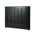 Oikiture Bed Frame Headboard King Single Size Bedhead Black Leather-Headboard-PEROZ Accessories