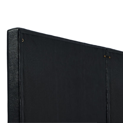 Oikiture Bed Frame Headboard Double Queen King Bedhead Black Leather-Headboard-PEROZ Accessories