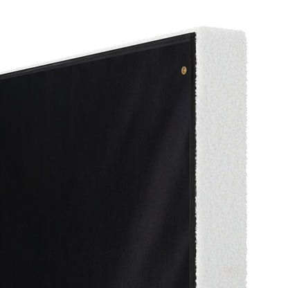 Oikiture Bed Frame Headboard King Single White Boucle-Headboards-PEROZ Accessories