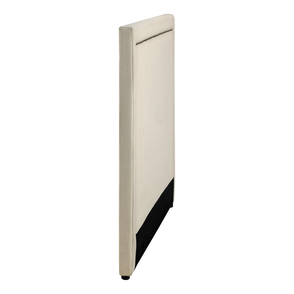 Oikiture King Size Bed Headboard Bedhead Beige-Headboards-PEROZ Accessories