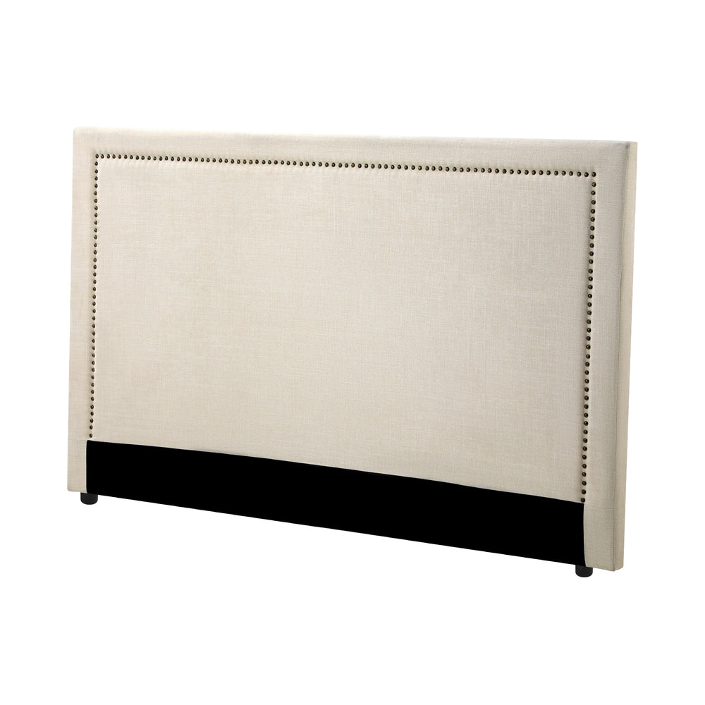 Oikiture Queen Size Bed Headboard Bedhead Beige-Headboards-PEROZ Accessories