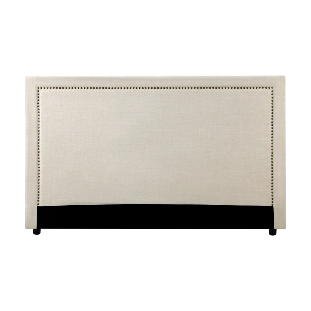 Oikiture Queen Size Bed Headboard Bedhead Beige-Headboards-PEROZ Accessories