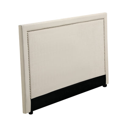 Oikiture Queen Size Bed Headboard Bedhead Beige-Headboards-PEROZ Accessories