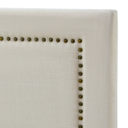 Oikiture Queen Size Bed Headboard Bedhead Beige-Headboards-PEROZ Accessories