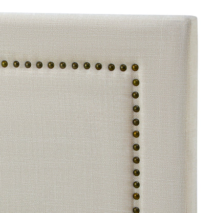 Oikiture Single Bed Headboard Bedhead Beige-Headboards-PEROZ Accessories