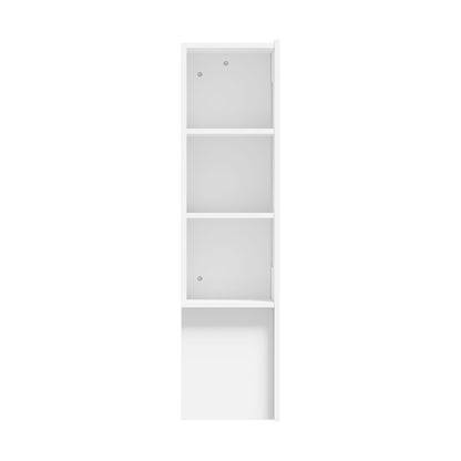 Oikiture Bed Head with Shelves Double Size White-Headboard-PEROZ Accessories