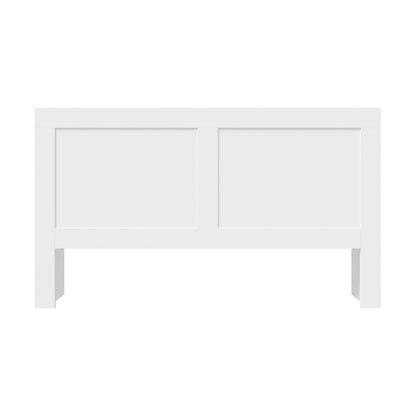 Oikiture Bed Head with Shelves King Size White-Headboard-PEROZ Accessories