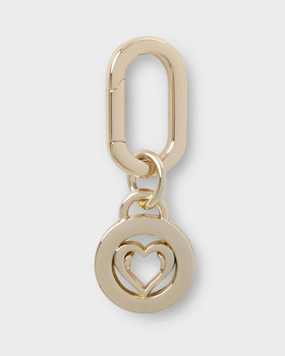 Heart Charm With Oval Hinge Ring Clip-Accessories-PEROZ Accessories