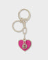 Heart Keychain With Personalisation Charm-Accessories-PEROZ Accessories