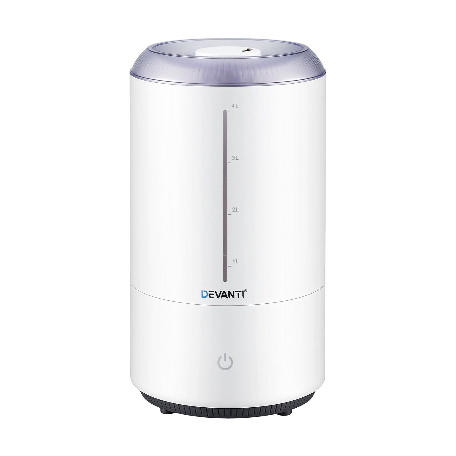 Devanti Ultrasonic Humidifier Aroma Diffuser Top Fill Quiet Bedroom 4L White