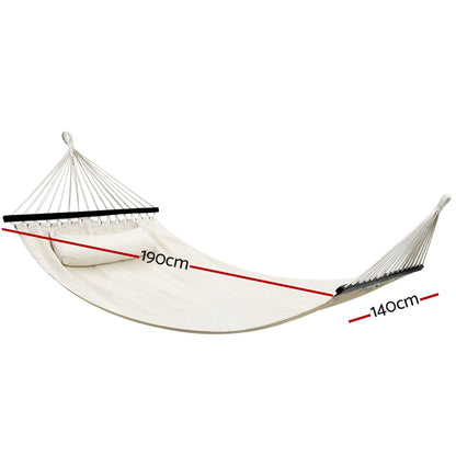 Gardeon Hammock Bed Outdoor Camping Portable Hanging Chair 2 Person Piillow-Hammock-PEROZ Accessories