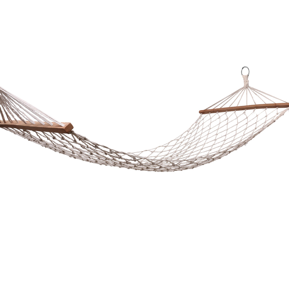 Gardeon Hammock Bed Outdoor Chair Camping Hammocks Hanging Mesh-Hammock-PEROZ Accessories