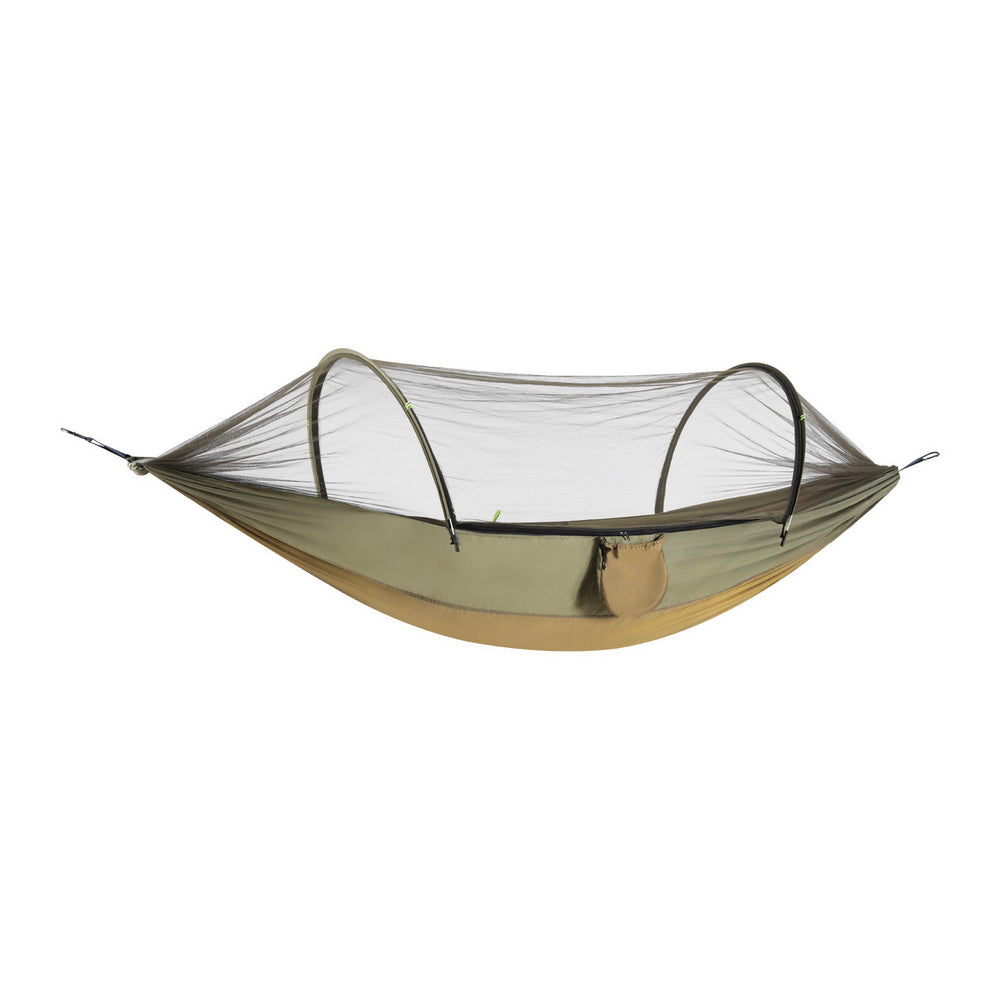 Gardeon Hammock Chair Metal Stand Outdoor Furniture Black-Home &amp; Garden &gt; Hammocks-PEROZ Accessories