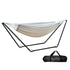 Gardeon Hammock Bed with Stand Outdoor Camping Hammocks Steel Frame-Hammock-PEROZ Accessories